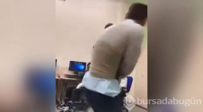 Öğretmen ve öğrenci birbirine girdi!
