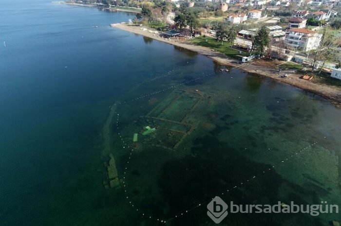 Bursa'da sular çekilince ortaya çıktı!