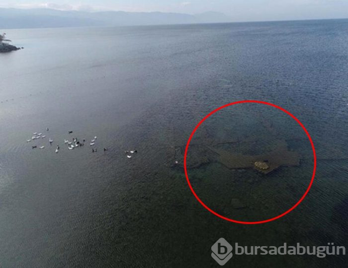 Bursa'da sular çekilince ortaya çıktı!