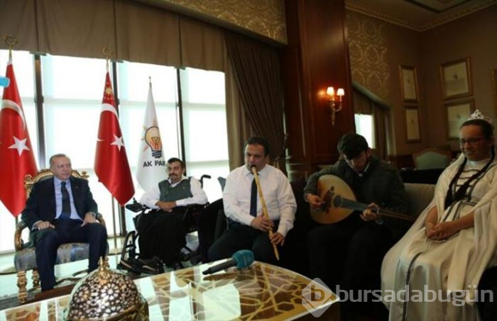 Cumhurbaşkanı Erdoğan, engellilerle bir araya geldi