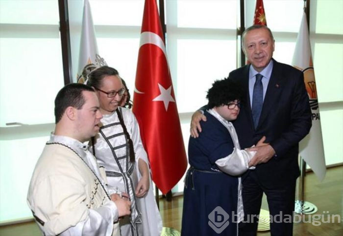 Cumhurbaşkanı Erdoğan, engellilerle bir araya geldi