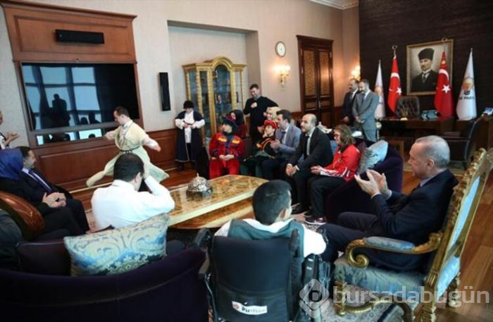 Cumhurbaşkanı Erdoğan, engellilerle bir araya geldi