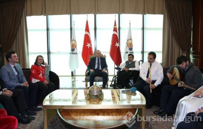 Cumhurbaşkanı Erdoğan, engellilerle bir araya geldi