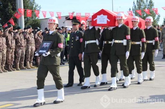 Şehit son yolculuğuna uğurlandı
