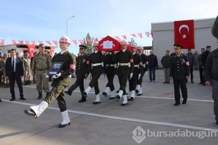 Şehit son yolculuğuna uğurlandı