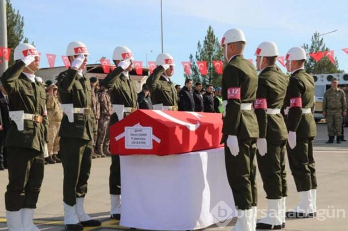 Şehit son yolculuğuna uğurlandı