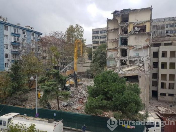 Yıkım çalışmaları başladı