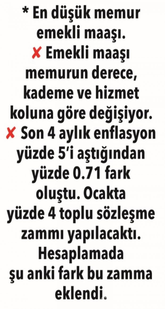 Yeni yılda emekli ne kadar maaş alacak?