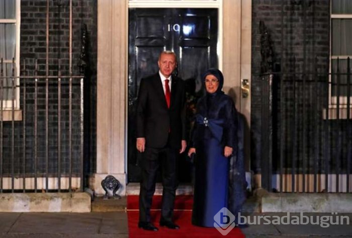 Cumhurbaşkanı Erdoğan, Londra'da akşam yemeğine katıldı!