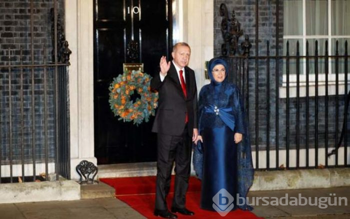 Cumhurbaşkanı Erdoğan, Londra'da akşam yemeğine katıldı!