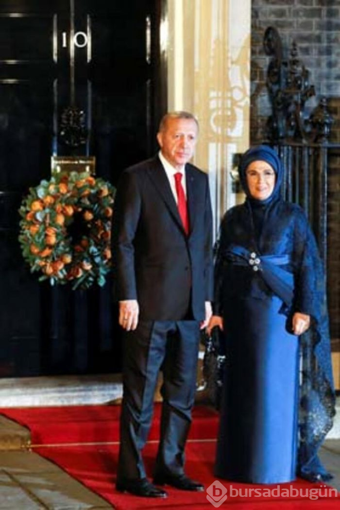 Cumhurbaşkanı Erdoğan, Londra'da akşam yemeğine katıldı!
