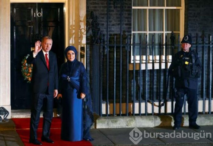 Cumhurbaşkanı Erdoğan, Londra'da akşam yemeğine katıldı!