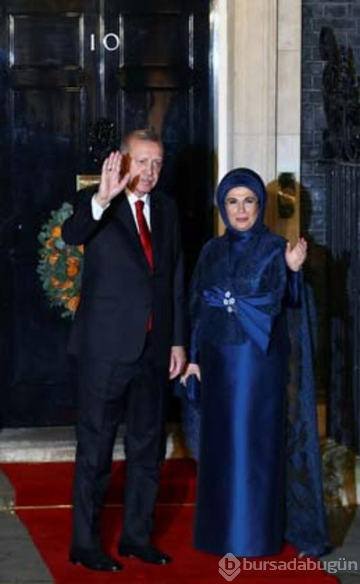 Cumhurbaşkanı Erdoğan, Londra'da akşam yemeğine katıldı!