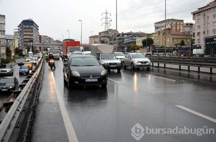 Önce araca, sonra sürücüye çarptı!