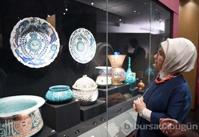 Emine Erdoğan, British Museum sergisini gezdi