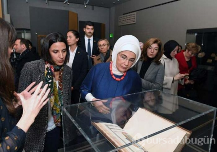 Emine Erdoğan, British Museum sergisini gezdi
