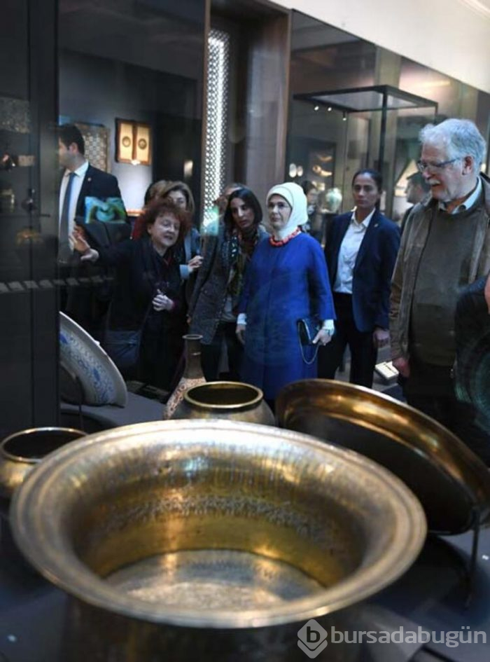Emine Erdoğan, British Museum sergisini gezdi