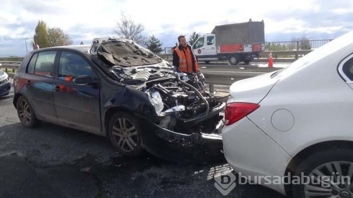 Feci kaza! Araçlar birbirine girdi