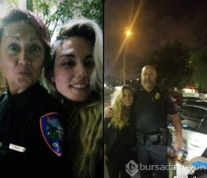 Ahu Tuğba'nın kızı, ABD'de polis oldu