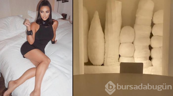 Kim Kardashian'ın evi sosyal medyada olay oldu