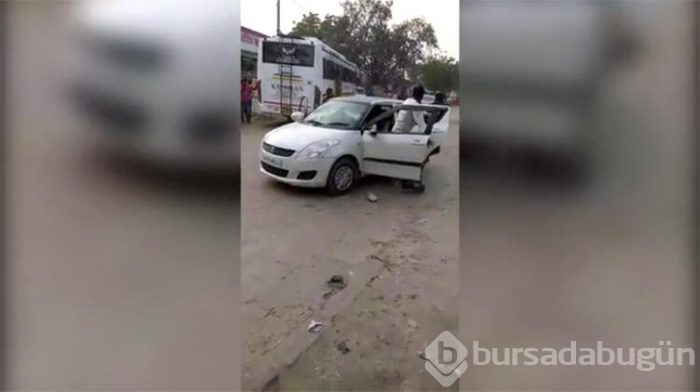 Kalabalık uzun süre yalnızca izledi!