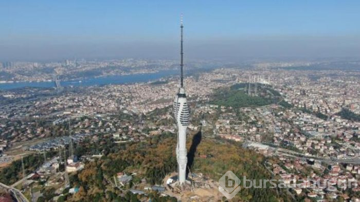 Çamlıca televizyon kulesinin işlemlerinde sona doğru