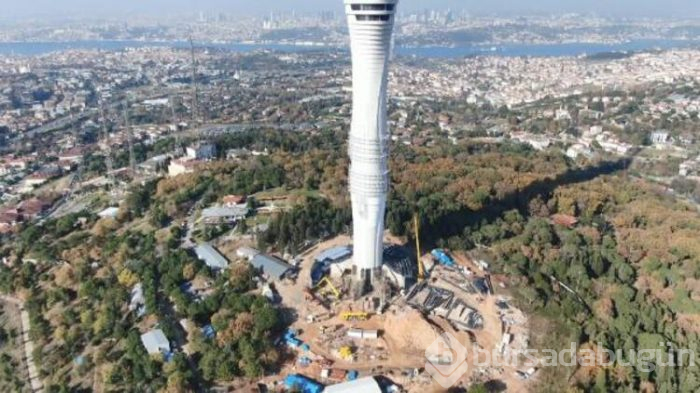 Çamlıca televizyon kulesinin işlemlerinde sona doğru