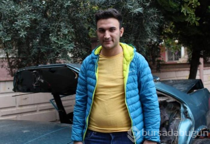 Hurdaya dönen araçtan burnu bile kanamadan çıkmıştı!