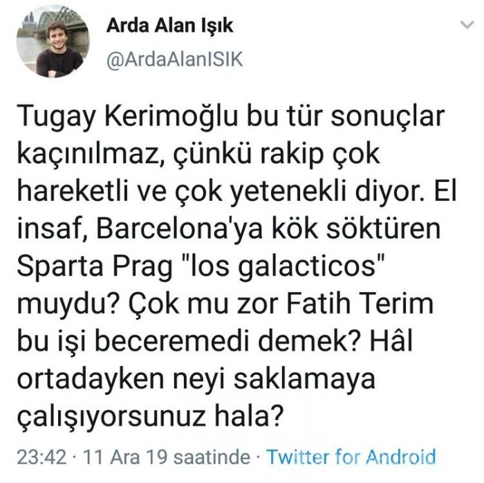 Tugay Kerimoğlu'nun sözleri sosyal medyayı salladı!