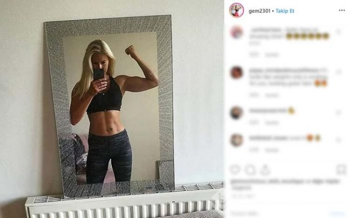 Bikini modelinden kahreden haber!