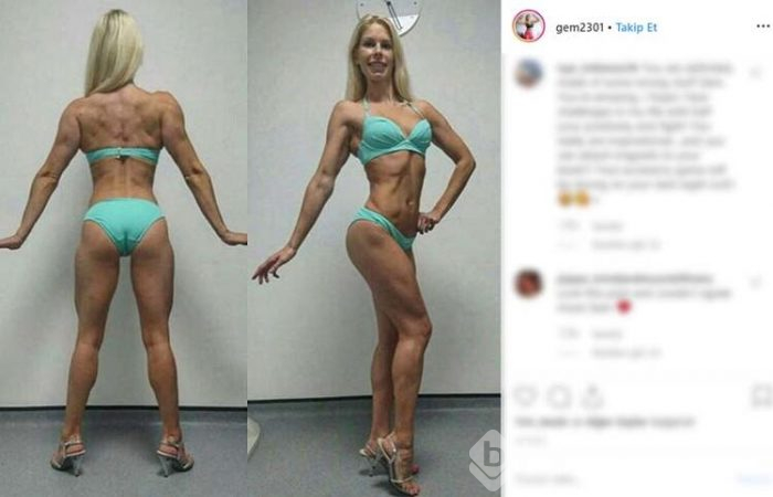 Bikini modelinden kahreden haber!