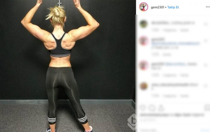 Bikini modelinden kahreden haber!