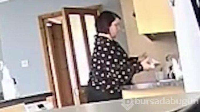 Evindeki gizli kamera her şeyi kaydetti!