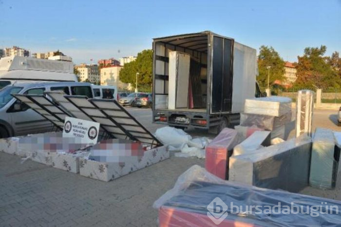 Yataklardan kaçak sigara çıktı!
