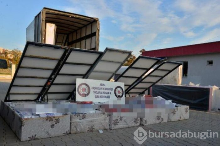 Yataklardan kaçak sigara çıktı!