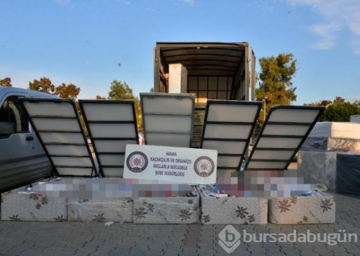 Yataklardan kaçak sigara çıktı!