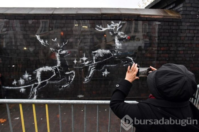 Banksy'nin son eseri saldırıya uğradı