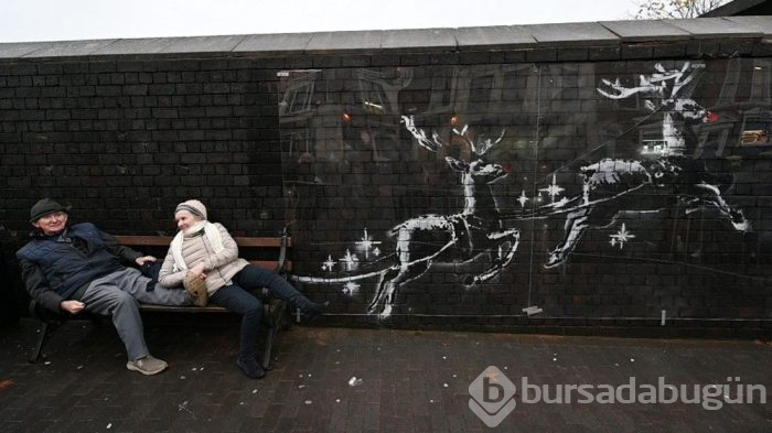 Banksy'nin son eseri saldırıya uğradı