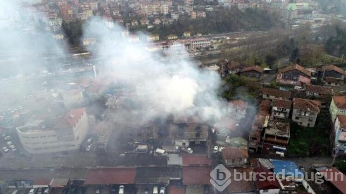 Yangın sonrası soğutma çalışması!