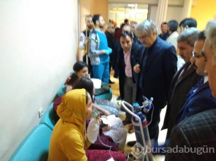 Kız öğrenci yurdunda panik yaşandı! Hastaneye kaldırıldılar
