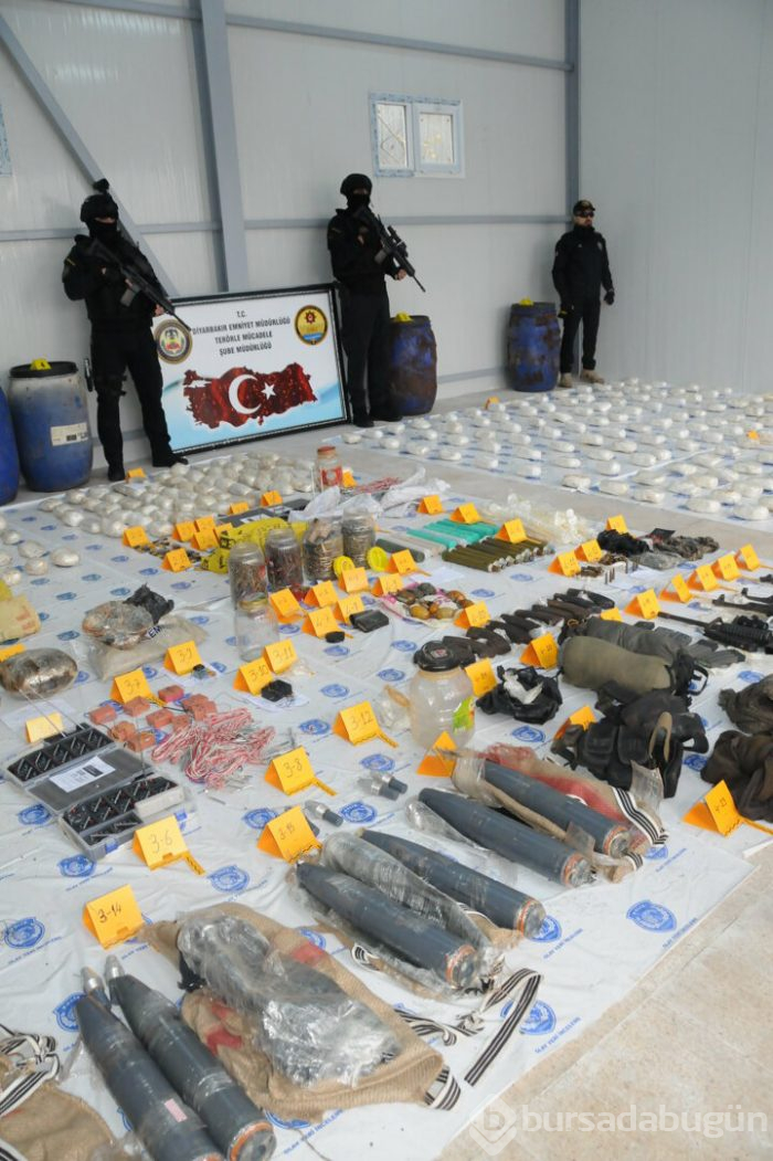300 kilo patlayıcı ele geçirildi