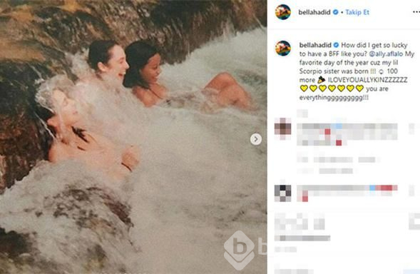 Bella Hadid'den cesur poz