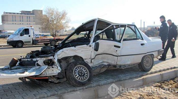 Isparta'da feci kaza!