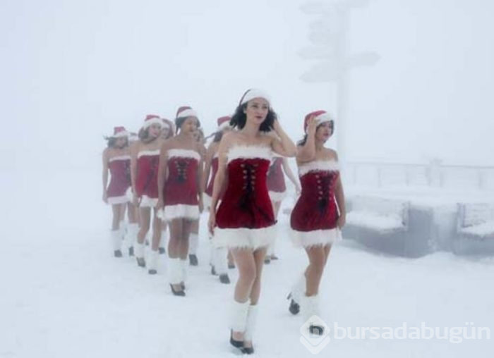 Zirvede 'Noel Anne' çekimi