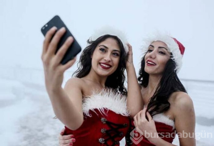 Zirvede 'Noel Anne' çekimi