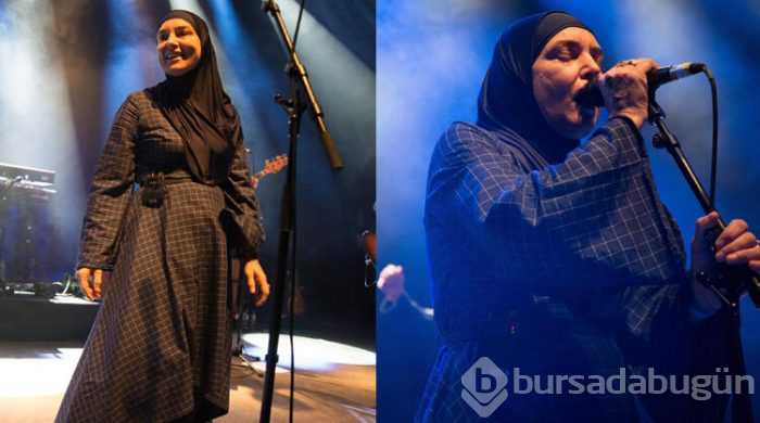 Sahnede doğum gününü kutladı
