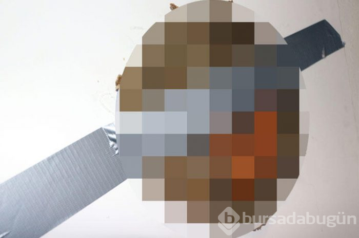 Bu kez duvara öyle bir şey bantladılar ki