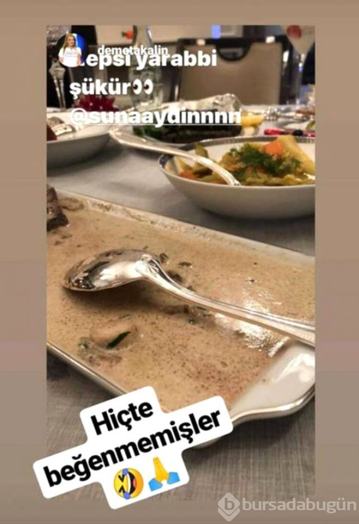 MasterChef Suna, Demet Akalın'a özel yemek yaptı