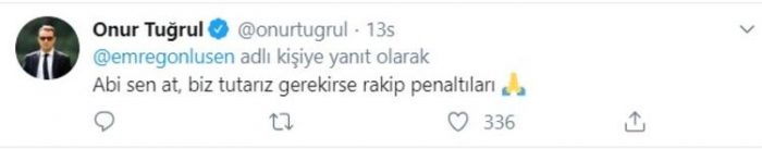 Emre Gönlüşen'e sosyal medyadan destek mesajları!