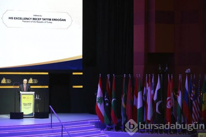 Cumhurbaşkanı Erdoğan, Kuala Lumpur Zirvesi'nde konuştu!